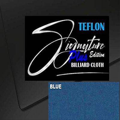 DB Entertainment Company Signature Plus Edition Billiard Pool Table Fabric Cloth Bed and Rails Pre-Cut (30 Colors) 7' 8' 8'OS 9' 10' Tables (Blue, 9' Billiard Pool Table Cloth)