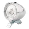 BARMI 3 LED 2Modes Bicycle Bike Front Light Lamp Headlight Vintage Flashlight Headlamp,Perfect Bike Accessories Silver view 2