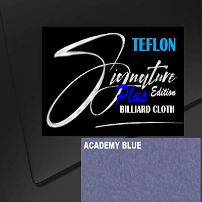 DB Entertainment Company Signature Plus Edition Billiard Pool Table Fabric Cloth Bed and Rails Pre-Cut (30 Colors) 7' 8' 8'OS 9' 10' Tables (Academy Blue, 8' Billiard Pool Table Cloth)