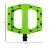 DMR V11 Plastic Pedal Green Length 4.1 inches (105 mm) x Width 4.1 inches (105 mm) x Thickness 0.7 inches (19 mm) view 2