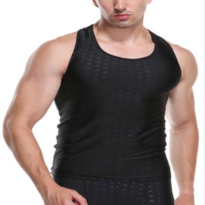Letuwj Men's Essentials Swimming Jammer and Swim Tee Quick Dry Waterproof Swim Trunks Swimsuit Balck 71501 L
