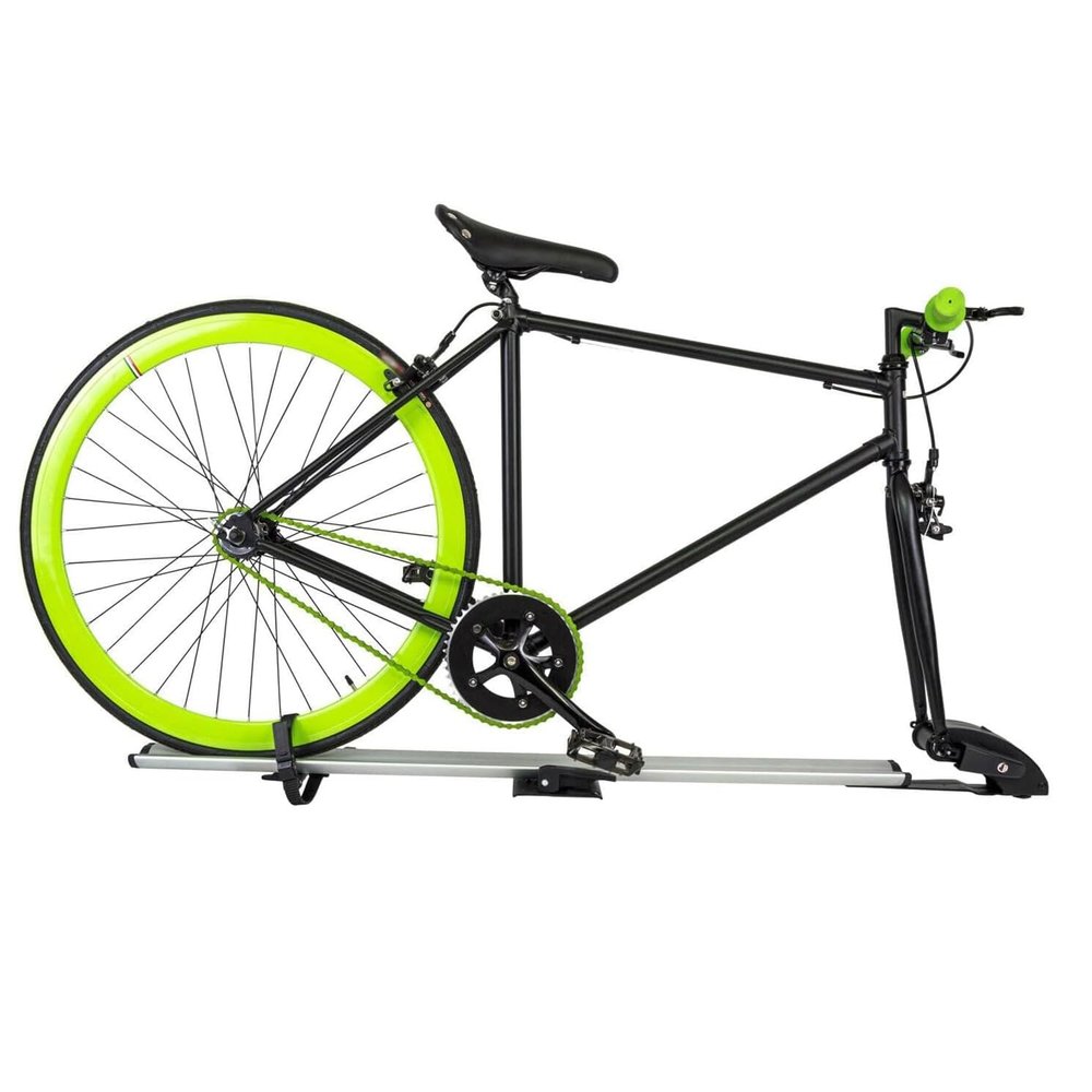 Roof Bicycle Rack Bike Carrier Alu Upright with Optional 0,6x4 Inch Fork Kit
