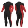 Letuwj Men and Women Wetsuit 3mm Neoprene Jumpsuit Full Body Keep Warm Diving Suits for Water Sports for Men Youth Women Red Black XXL view 1