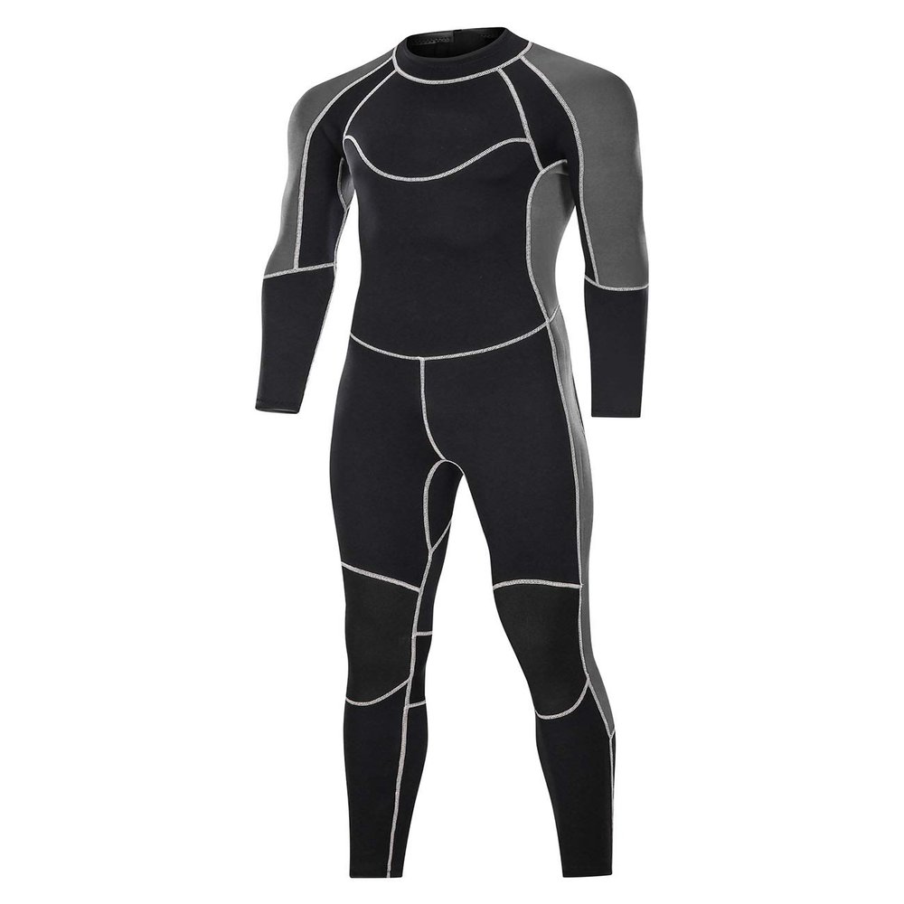 Letuwj Unisex Wetsuits Guardian 3mm Neoprene Full Scuba Diving Suits Surfing Swimming Long Sleeve Keep Warm for Water Sports Black XXXL