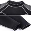 Letuwj Unisex Wetsuits Guardian 3mm Neoprene Full Scuba Diving Suits Surfing Swimming Long Sleeve Keep Warm for Water Sports Black XXXL view 3