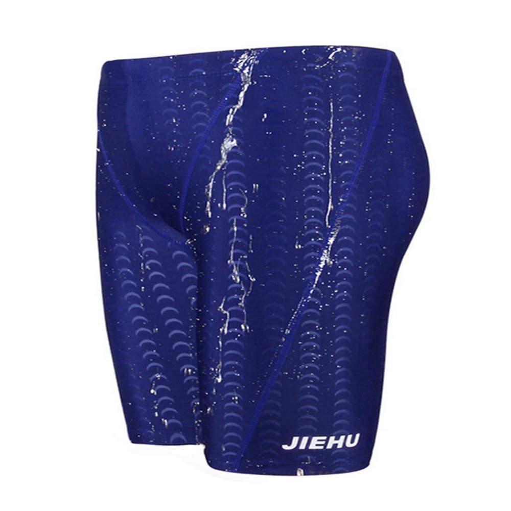 Letuwj Men's Essentials Swimming Jammer and Swim Tee Quick Dry Waterproof Swim Trunks Swimsuit Blue 51501 L