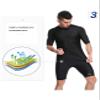 Letuwj Men's Essentials Swimming Jammer and Swim Tee Quick Dry Waterproof Swim Trunks Swimsuit Blue 51501 L view 4