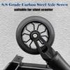 M8 8mm x 28mm-86mm 8.8 Grade Carbon Steel Axle Allen Screw Bolt Set for Front Rear 2 3 4 Wheel Stunt Scooter Dash Teen/Adult Kick Scooter-800+lb Capacity (56mm) view 4