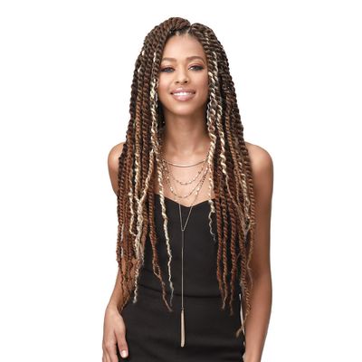 Bobbi Boss Braids Marley N Crochet Styles Pre-Stretched Jamaica Braid 24" 3X (1-pack, T1B/BUG)