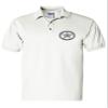 ALLNTRENDS Men's Polo T Shirt U.S Marshals Embroidered USA Service Shirt (S, White)