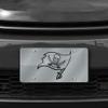 NFL Tampa Bay Buccaneers Laser Cut Silver License Plate Tag view 2