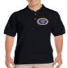ALLNTRENDS Men's Polo T Shirt Army Intelligence and Security Command Embroidered INSCOM Shirt (S, Black) view 1