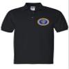 ALLNTRENDS Men's Polo T Shirt Army Intelligence and Security Command Embroidered INSCOM Shirt (S, Black) view 2