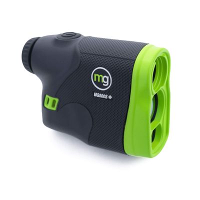 MG Golf MG800S Laser Rangefinder with Slope & Pin Lock 800+ Yard Laser Accuracy, Magnetic Cart Mount, Vibration Lock-On, 6X Magnification, Clear Optics, Tournament Legal Slope On/Off
