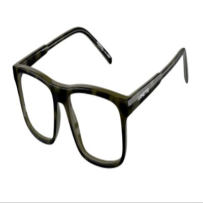 Arnette Mens AN7194 Dark Voyager Rectangular Prescription Eyewear Frames, Havana Green/Demo Lens, 54 mm