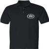 ALLNTRENDS Men's Polo T Shirt U.S Marshals Embroidered USA Service Shirt (2XL, Black)