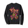 Watercolor Giraffe Lover Funny Giraffe Print Women Gift Sweatshirt view 1