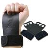 XEIRPRO X-GRIPP: Kangaroo Leather Hand Grips for Weight Lifting, and Cross Training - Gymnastics, Grips for Men and Women for Muscle and Pull ups - Tactical Grips (3 Finger, Black, Large) view 1