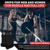 XEIRPRO X-GRIPP: Kangaroo Leather Hand Grips for Weight Lifting, and Cross Training - Gymnastics, Grips for Men and Women for Muscle and Pull ups - Tactical Grips (3 Finger, Black, Large) view 3