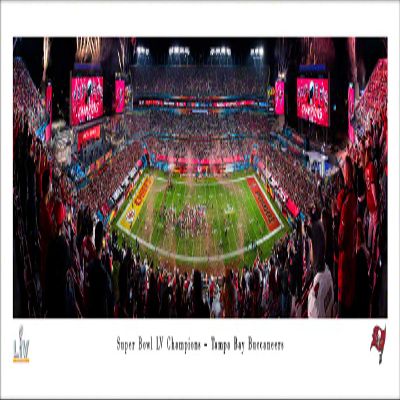 Super Bowl LV Champions - Tampa Bay Buccaneers - Unframed 40 x 13.5 Poster by Blakeway Panoramas