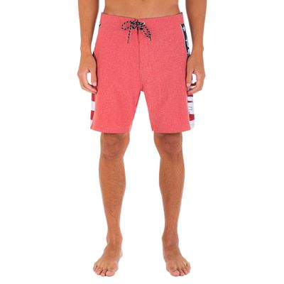 Hurley Men's Phantom Fastlane 18" Board Shorts, Gym Red, 33