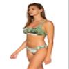 Sunsets Femme Fatal Shirred Side Swim Bottom, Palm Grove, Small view 4