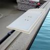 Brocraft Bait/Fillet Table for Alumacraft Boat AlumaTrac mounting System/AlumaTrac mounting System Cutting Board/Alumacraft Boats Fillet Table view 2