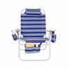 Deluxe XL Tall 17 Inches High Seat Beach Chair for Adults Heavy Duty, Aluminum Frame, Wide Plus Size, 300 lb Capacity view 4