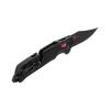 SOG Trident at Ambidextrous Professional Straight Folding Knife | Heat-Treated CRYO D2 3.75" Stainless Steel Blade, Black/Red view 4