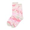Hot Sox Kid's Camouflage Crew Socks 1 Pair, Pink, Kid's Small/Medium view 1