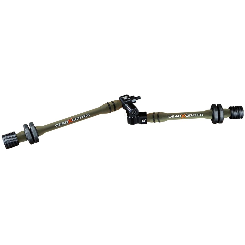 Dead Center Archery Products Dead Level Hunter V2 Carbon Stabilizer Kit (Green, 10.80)