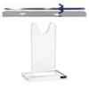 Clearco Single Clear Acrylic Sword Stand, individual units for displaying angled or straight Antique and collectible swords. Order TWO (6 Inch) view 1