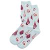 Hot Sox Women's Shells Crew Socks 1 Pair, Mint Melange, Women's 9-11 view 1