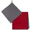 Soffle Clean & Cool Golf Towel Combo | Waffle Golf Towel & Cooling Towel in 1 Pack (SILVER16-RED) view 3