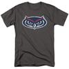 Florida Atlantic University Official Distressed Primary Unisex Adult T-Shirt, Charcoal, 5X-Large view 1