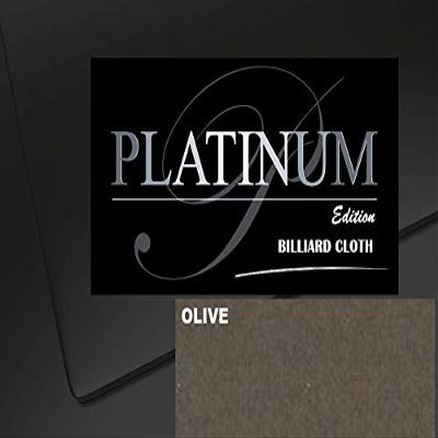 DB Entertainment Company Platinum Edition Billiard Pool Table Fabric Cloth Bed and Rails Pre-Cut (18 Colors) 7' 8' 8'OS 9' 10' Tables (Olive, 7' Billiard Pool Table Cloth)