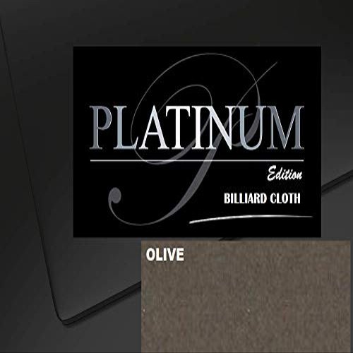 DB Entertainment Company Platinum Edition Billiard Pool Table Fabric Cloth Bed and Rails Pre-Cut (18 Colors) 7' 8' 8'OS 9' 10' Tables (Olive, 7' Billiard Pool Table Cloth)