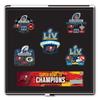 Pro Specialties Group Tampa Bay Buccaneers Super Bowl LV Champions 5-Pin Set view 1