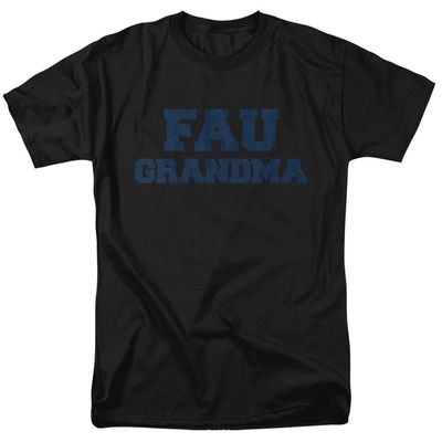 Florida Atlantic University Official Grandma Unisex Adult T-Shirt, Black, 4X-Large