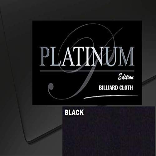 DB Entertainment Company Platinum Edition Billiard Pool Table Fabric Cloth Bed and Rails Pre-Cut (18 Colors) 7' 8' 8'OS 9' 10' Tables (Black, 8' Oversize Billiard Pool Table Cloth)