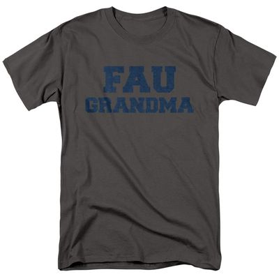 Florida Atlantic University Official Grandma Unisex Adult T-Shirt, Charcoal, 5X-Large