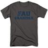 Florida Atlantic University Official Grandma Unisex Adult T-Shirt, Charcoal, 5X-Large view 1