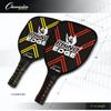 Champion Sports Wooden Pickleball Paddle Set: Rhino Edge Wood Pickleball Paddle - Indoor/Outdoor Pickle Ball Paddles - Red/Black & Yellow/Black Rackets with Two Pickleballs view 3