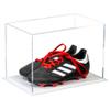 Better Display Cases Acrylic Kids Shoes Display Case - Small Rectangle Box with Clear Case and White Base 9.5" x 6" x 6.5" (A005/V43) view 1