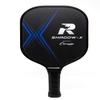Champion Sports Fiberglass Pickleball Paddle: ShadowX Pickleball Paddle - Indoor or Outdoor Pickle Ball Paddles - Black/Black Racket, 7-7.8 oz view 1