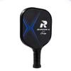 Champion Sports Fiberglass Pickleball Paddle: ShadowX Pickleball Paddle - Indoor or Outdoor Pickle Ball Paddles - Black/Black Racket, 7-7.8 oz view 2