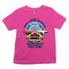 Ford Mustang Youth T-Shirt Detroit Mi. 1903 Ford Motor Company Licensed Kids Hot Pink Small view 1