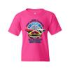 Ford Mustang Youth T-Shirt Detroit Mi. 1903 Ford Motor Company Licensed Kids Hot Pink Small view 3