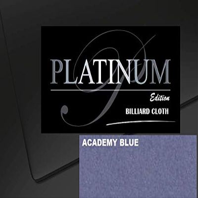 DB Entertainment Company Platinum Edition Billiard Pool Table Fabric Cloth Bed and Rails Pre-Cut (18 Colors) 7' 8' 8'OS 9' 10' Tables (Academy Blue, 7' Billiard Pool Table Cloth)