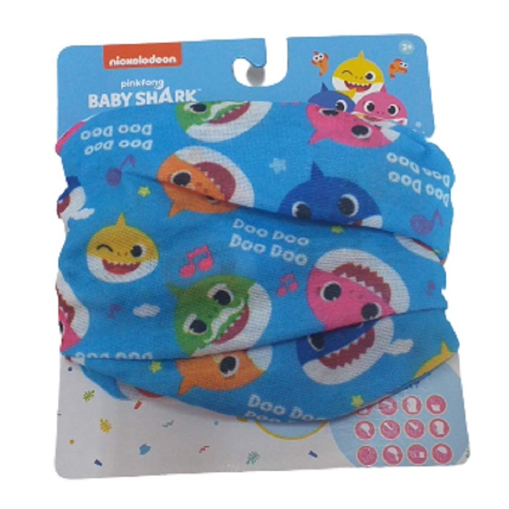 Baby Shark Kids Face Cover Bandana Neck Gaiter for Girls Boys Children
